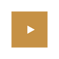 light brown YouTube icon on a transparent background